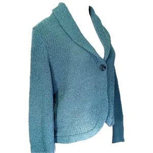 Shawl Collar One Button Sweater